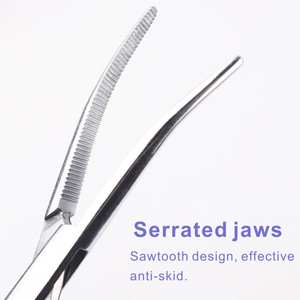 Pinze da pesca in acciaio inossidabile a naso piegato pinze a strascico Multi gancio per attrezzatura da pesca strumenti a mascella diritta pinza da pesca - Product Image 4