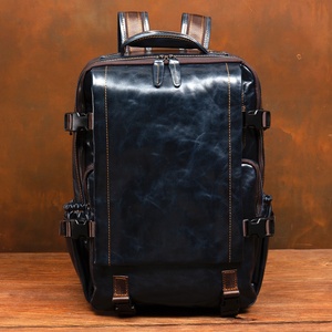 <span class=keywords><strong>Zaino</strong></span> in <span class=keywords><strong>Pelle</strong></span> <span class=keywords><strong>Artigianale</strong></span> Stile Europeo e Americano, per Viaggi e Affari, in <span class=keywords><strong>Pelle</strong></span> Laminata e Tela, Stile Vintage - Product Image 4