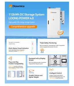 Gabinete de Baterías para Almacenamiento de Energía Exterior Dawnice, 100kwh, Inversor de Alto Voltaje y Batería de Litio, Sistema Híbrido Todo en Uno - Product Image 3