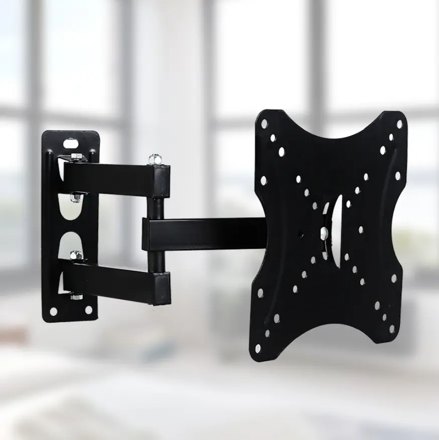 High Quality Removable 14inch to 55inch TV Holder Single Swivel Arm Wall Mount TV Bracket