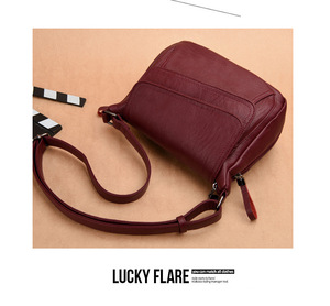 Sac à main et sac bandoulière en cuir pour femme – Collection Quotidienne Tendance - Product Image 6