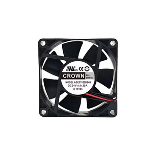 พัดลมระบายความร้อนแบบคราวน์ 80x80x25 มม. DC 12V 0.15A ลูกปืน สำหรับใช้งานในอุตสาหกรรม - Product Image 3