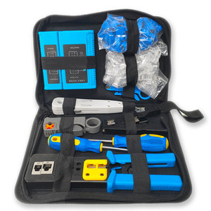Kit d'outils Ethernet RJ45, pince à sertir, testeur de câble, coupe-câble LAN, outil de réparation de câbles réseau AR-0775 1. HAUT NIVEAU - Product Image 2