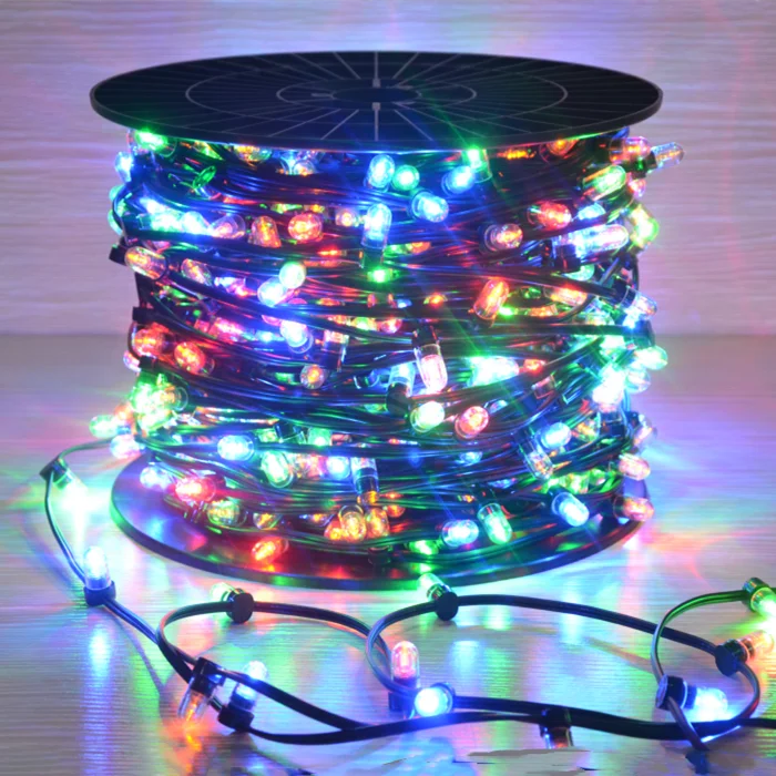 Outdoor Street Waterproof 100m Holiday Wedding Decorations Party Bulb Led String Lights Christmas