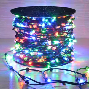 Outdoor street waterproof 100m holiday wedding decorations party bulb led string lights christmas