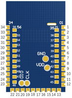 Módulo Inalámbrico y IoT MK08, Módulo Bluetooth 5.1 Nrf52840, Módulo BLE para Sensores de Bajo Consumo de Energía Bluetooth
