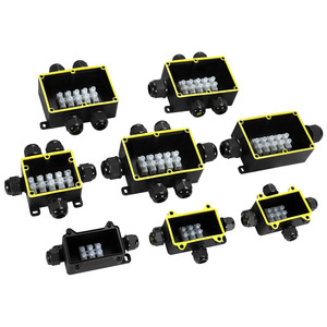 4-in-1 IP68 <b>Waterproof</b> Junction <b>Box</b> 71x38x99mm Flame-retardant Nylon Cable Enclosure 10A 450V Terminal <b>box</b> - Product Image 3