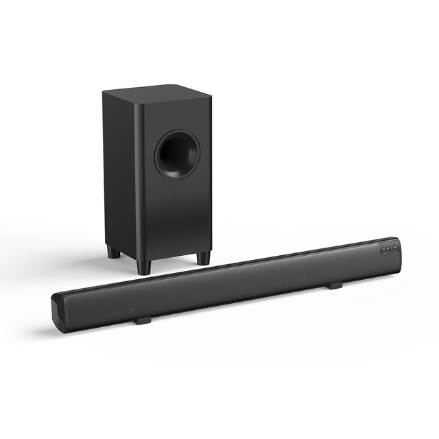 NEW Home Theatre System with TV BT 2.1ch 60W 80W 120W Soundbar with Subwoofer Speaker Wired & Wireless Soundbar for Tv