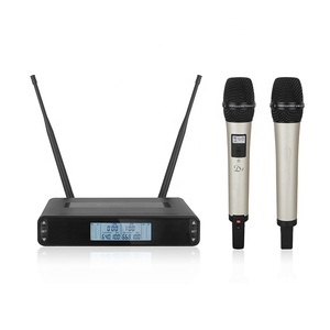 D1l 2-kênh không dây <span class=keywords><strong>Microphone</strong></span> hồng ngoại phù hợp với tần số kim loại cầm tay <span class=keywords><strong>Microphone</strong></span> với tần số cao độ chính xác - Product Image 6