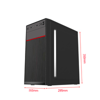 Boîtier SPCC pour ordinateur de bureau RGEEK Micro ATX mATX Mini PC Cabinet, Support ATX Power Supply mATX Mini ITX motherboard