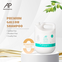AP Best-Vente Marque Blanche Sans Sulfate Sans Parabène Huile d'Argan Hydratante et Nourrissante Shampoing Professionnel en Vrac Gallon