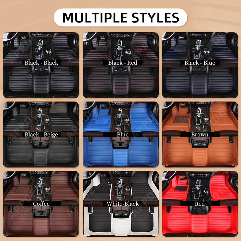 ORANGLES Custom Car Floor Mats for Ford Mustang 2015-2022 – Waterproof Foot Pads Carpet Cover Interior Saudi Arabia - detailed closeup view - illustrating benefits - Image 3 of 6 | created for all | Shop Custom Car Floor Mats for Ford Mustang 2015-2022 – Waterproof Foot Pads Carpet Cover Interior Saudi Arabia North Carolina | Free Shipping ORANGLES