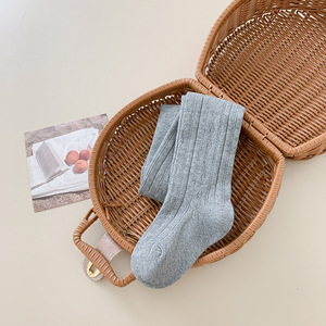 Collants tricotés unisexe pour enfants, épaisseur moyenne, en polaire, très élastiques et confortables pour le froid – Vente en gros - Product Image 4