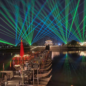 عرض إضاءة ليزر للموسيقى والرسوم المتحركة RGB ملونة داخلية احترافية بسعر المصنع - Product Image 2