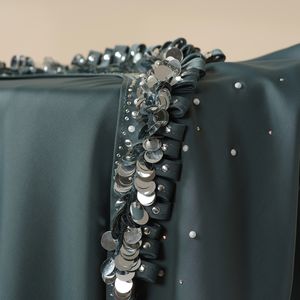 नए डिजाइन हॉट सेलिंग मामूली फैशन पहने हुए ठोस रंग की डुबाई सीन्स कैपे अबा इस्लामिक जातीय कपड़े - Product Image 3