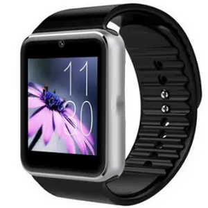 Notificateur de synchronisation d'horloge de montre intelligente Prend en charge la carte Sim TF pour connecter un téléphone portable GT08 Smart Watch