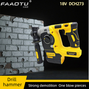 FAaotu DCH273 Outil électrique sans balais 20V Perforateur rotatif sans fil SDS Plus 3 modes pour la construction et le perçage du béton - Product Image 4