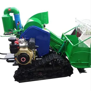 Crawler Typ Mini Reis Mähdrescher Weizen Harvester Maschine mit gutem Preis in Ghana