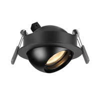 Tube lumineux LED COB intelligent 7W RA>90 en aluminium pour hôtel et résidence, éclairage réglable à angle de faisceau étroit et mise au point variable
