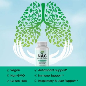 Suplementos en Polvo de NAC, Cápsulas de N-Acetil L-Cisteína de 500 mg, Venta Caliente OEM ODM - Product Image 3