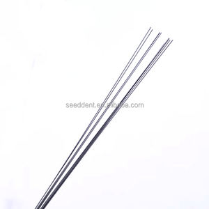 Vendita calda di odontoiatria materiali odontoiatria odontoiatria dentale filo di acciaio inossidabile TMA fili dritti rotondi 10 pz/rotolo - Product Image 3
