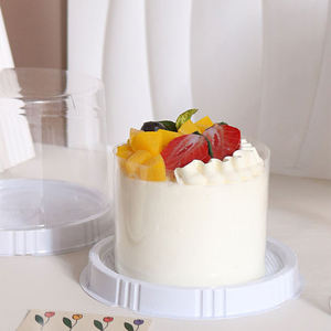 Listo para enviar PET Contenedor <span class=keywords><strong>de</strong></span> plástico transparente Mini yema <span class=keywords><strong>de</strong></span> huevo Pastel redondo Alimentos Blister Caja <span class=keywords><strong>de</strong></span> embalaje - Product Image 3