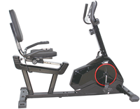 Elliptique magnétique TOPFIT Factory avec volant d'inertie de 3 kg et 8 niveaux de résistance – Appareil de fitness à domicile
