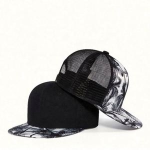 Customize Digital Printing Promotional Fashion <b>Sun</b> Protection Print Unisex <b>Men</b> Snapback <b>Hat</b> With Mesh - Product Image 6