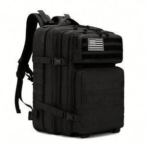 Low MOQ 900D Oxford Hiking <b>Backpack</b> 45L Molle Pouch Assault Pack Camping OEM Tactical <b>Backpack</b> - Product Image 6