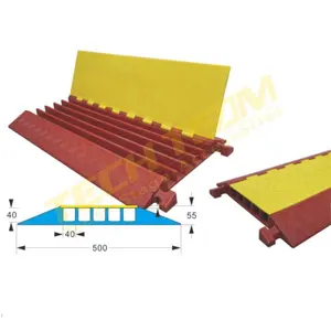 Pelindung Kabel Fleksibel dan Awet, Pelindung Kabel Tugas Berat 5 Lubang Karet