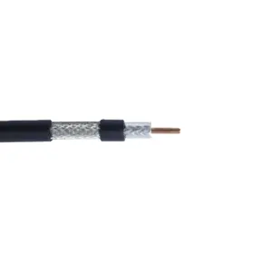 Cable coaxial de alto rendimiento 75Ohm Rg6Coaxial 305m 100M Cable coaxial Rg6 CU Conductor RG6 Cctv Cable