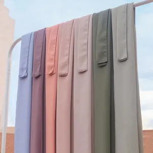 Новейший мусульманский хиджаб, впитывающий шифоновый хиджаб, шарф, Малайзия, Женский завязываемый сзади, хиджаб из пашмины