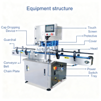 Machine de remplissage et de scellage rotative à haute efficacité, machine de scellage automatique rapide pour les boissons au thé à bulles et les canettes, pour les magasins à fort trafic