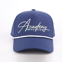 Chapeau de course imperméable brodé personnalisé de haute qualité hommes chapeau de golf 5 panneaux corde courbe bord casquette de baseball Logo personnalisé