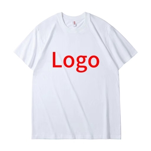 T-shirt décontracté en coton blanc tendance été sport couleur unie lâche manches courtes mode pour les modèles de couple - Product Image 6