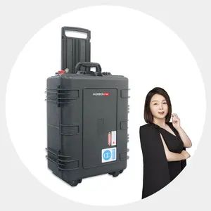 Portable Pulse Laser Cleaning Machine Is Used For Railway Cultural Relics And Statues To Repair Metal Rust Layer And Remove Rust