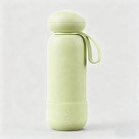 Bouteille d'eau isotherme en acier inoxydable à double paroi, revêtement poudré, 18/25/32 OZ, écologique, pour voyage et sport, avec couvercle 6-12