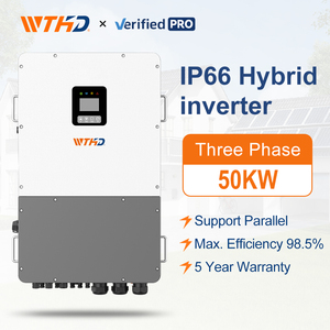ระบบไฮบริดพลังงานแสงอาทิตย์สามเฟส IP65 แรงดันสูง 50 กิโลวัตต์ 220V 230V 240V 50000W 50KVA รองรับการเชื่อมต่อแบบขนาน - Product Image 4