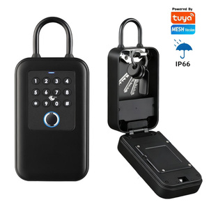 Caja de Seguridad para Llaves Inteligente Tuya, Caja Fuerte para Llaves Montada en Pared para Exteriores con Contraseña Temporal para Airbnb, Agentes Inmobiliarios y Gestión de Propiedades - Product Image 1