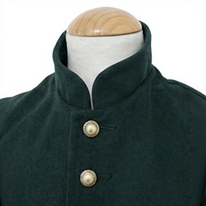 Dark Green <b>Men's</b> Waistcoat Vest Button Front <b>Sleeveless</b> <b>Jumper</b> for Uniform Dance and Formal Wear - Product Image 3