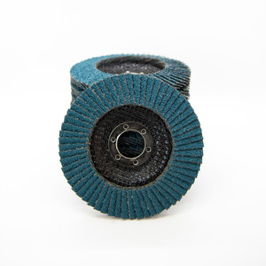 Venta caliente OEM 4,5 "Discos abrasivos Disco de aleta de máquina semiautomática Grano 40-400 - Product Image 1
