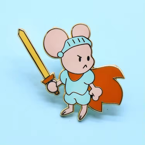 Tùy chỉnh giá rẻ mạ vàng dễ thương Trâm trái tim ve áo pins mềm cứng men đồng bằng ve áo pins Die đánh ve áo pins - Product Image 3