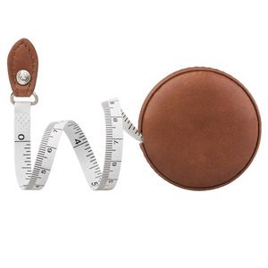 Ruban à mesurer en cuir mini avec logo couleur, promotion très demandée, de notre usine avec 12 ans d'expérience - Product Image 1