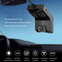 Cámara de Tablero con Rastreo GPS Oculto para Flota de Vehículos 4G con Grabación IR en el Vehículo Compatible con la Plataforma de Rastreo Cmsv7 Cámara de Tablero Android para Automóvil 4G