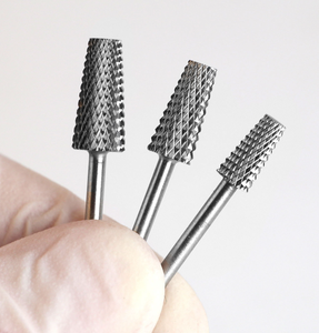 Fraise conique en carbure de tungstène non revêtue pour ponceuse à ongles, outil de manucure pour l'élimination du gel - Product Image 4