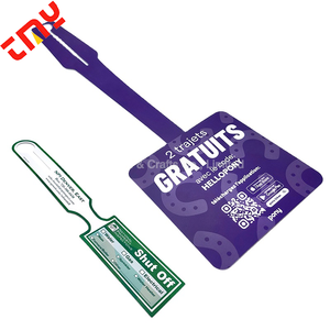 Bán buôn tùy chỉnh logo in sản phẩm nhựa <span class=keywords><strong>PVC</strong></span> tự khóa <span class=keywords><strong>Tag</strong></span> cho container - Product Image 1