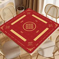 Nappe de mahjong colorée personnalisée, surface antidérapante et insonorisante, idéale pour les fêtes et les divertissements