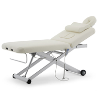 Table de massage électrique de haute qualité, rembourrée, esthétique, pour les soins esthétiques, les centres de spa, confortable, pour les soins de beauté et les massages