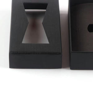 金杰批发便宜定制logo黑色领结包装盒 - Product Image 3