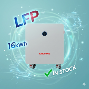 Batería de Litio LiFePO4 de Bajo Voltaje Midfine de 16KWH 51.2V 314Ah para Sistemas de Almacenamiento de Energía Solar Residenciales - Product Image 1